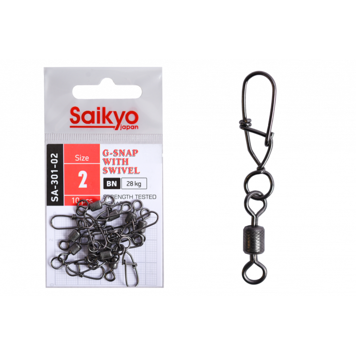 Вертлюг с застежкой Saikyo SA-301