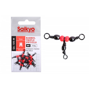 Вертлюг Saikyo SA-105-M - 10 шт (14кг) Вертлюг Saikyo SA-105-M - 10 шт (14кг)